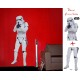 star wars - planche de stickers muraux storm trooper