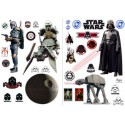 stickers muraux star wars l'empire