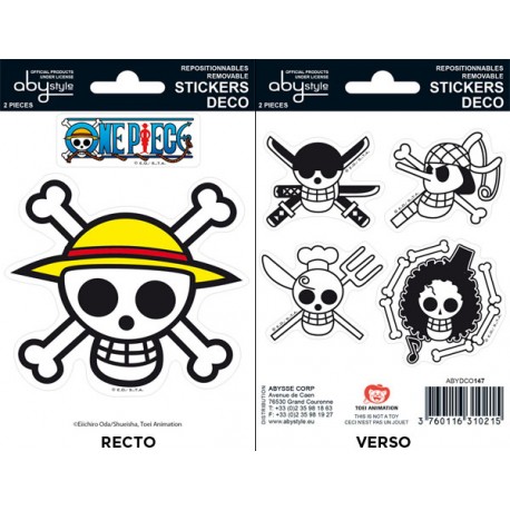 mini stickers one piece : pirates flag