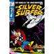 marvel comics steel covers panneau métal silver surfer
