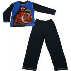 pyjama spiderman en action bleu (4 à 10 ans)