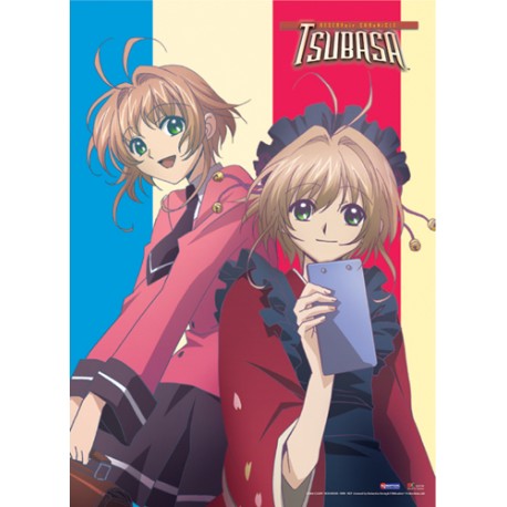 poster en tissu - tsubasa chronicles duo sakura