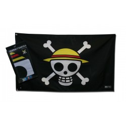 drapeau one piece skull - luffy 70 x 120