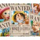 tapis de souris one piece : wanted pirates