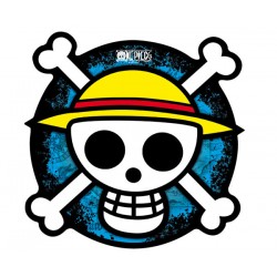 tapis de souris one piece en forme skull