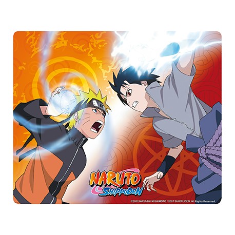 tapis de souris naruto shippuden : naruto vs sasuke