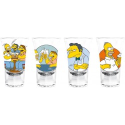 set de 4 verres simpson à liqueur