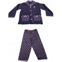pyjama minnie flanelle violet (2 à 6 ans)