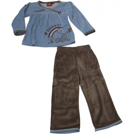 pyjama snoopy bleu (2 à 6 ans)