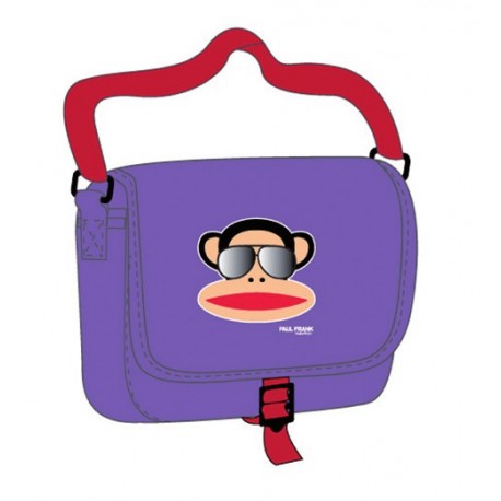 sac besace paul frank à lunettes violet