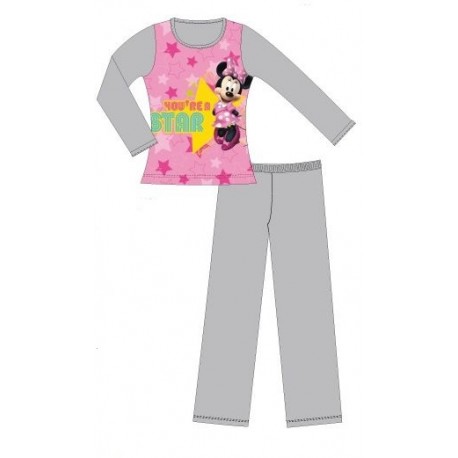 pyjama disney minnie you're a star ash (2 à 6 ans)