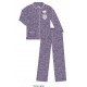 pyjama monsieur madame violet (2 à 14 ans)