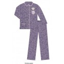 pyjama monsieur madame violet (2 à 14 ans)