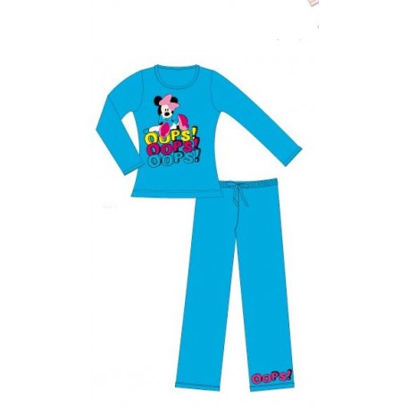 pyjama disney minnie oops bleu (2 à 6 ans)