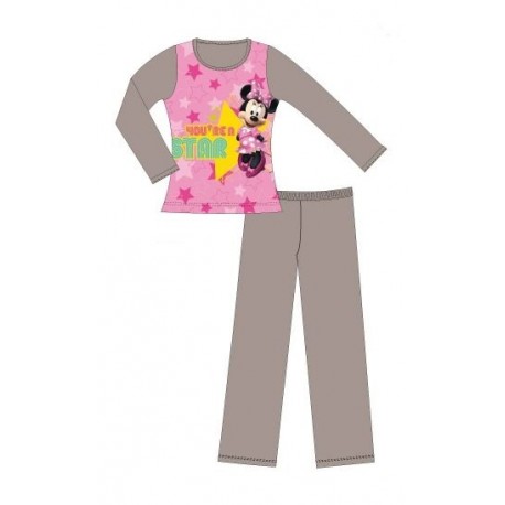 pyjama disney minnie you're a star fungi (2 à 6 ans)