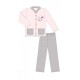 pyjama snoopy flanelle pink (2 à 6 ans)