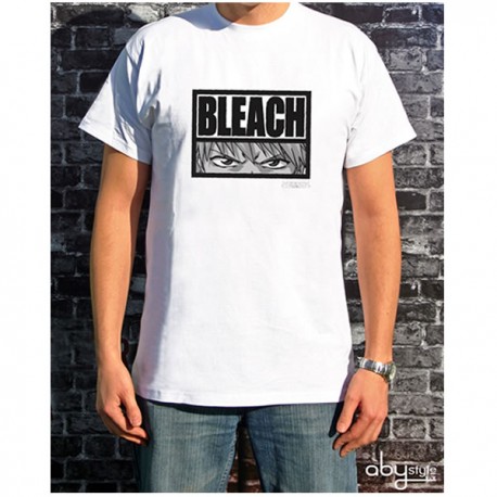 bleach - t-shirt basic homme blanc ichigo's eyes