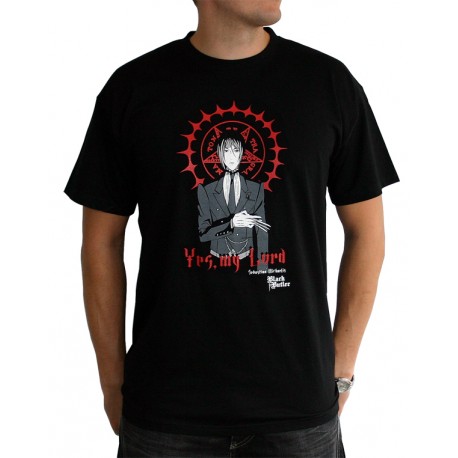 tshirt black butler : sebastian