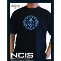 t-shirt ncis : navy blue logo