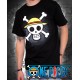 t-shirt one piece basic homme tête de mort