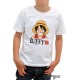 t-shirt one piece enfant luffy head