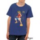 t-shirt one piece enfant luffy fight