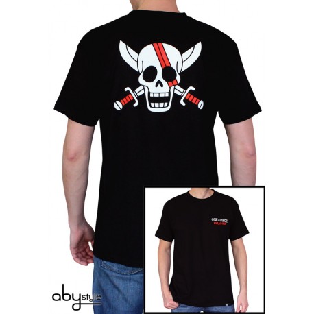 t-shirt one piece homme shanks skull