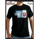 t-shirt simpsons homme noir duff