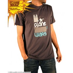 star wars - t-shirt homme the clone wars artwork