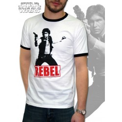 t-shirt star wars basic homme han solo rebel