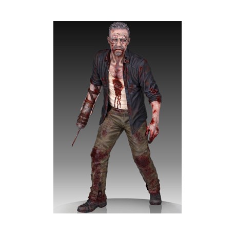 the walking dead statuette 1/4 merle dixon walker 41 cm