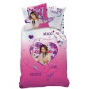 housse de couette violetta baila rose avec taie