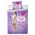 housse de couette + taie violetta i love