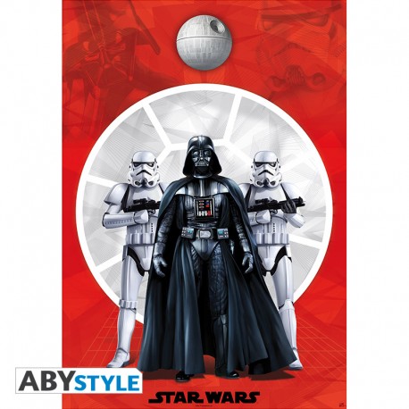 Poster STAR WARS "Dark Vador & 2 Troopers"