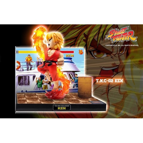 Statuette Street Fighter PVC sonore & LED Ken 22 cm 