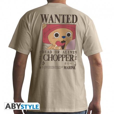  T-Shirt ONE PIECE -Basic Homme Wanted Chopper