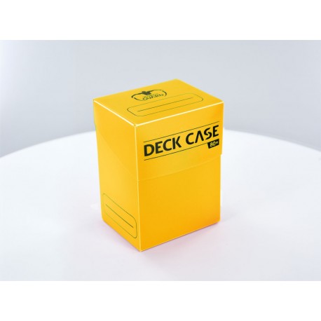 Ultimate Guard boîte pour cartes Deck Case 80+ taille standard Jaune