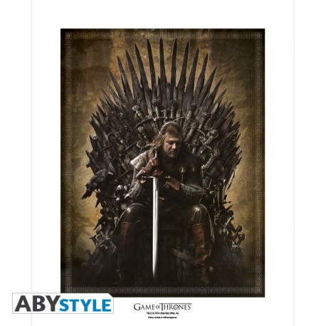 GAME OF THRONES Collector Artprint Game of Thrones Trône