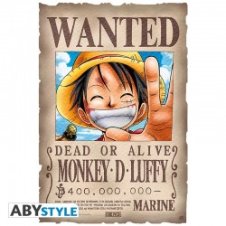 Parchemin ONE PIECE Avis de recherche Luffy