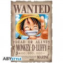 Parchemin ONE PIECE Avis de recherche Luffy