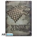 Plaque métal GAME OF THRONES Stark