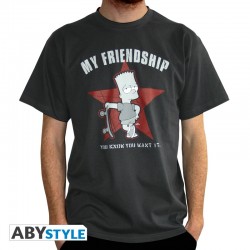 t-shirt simpsons bart my friendship