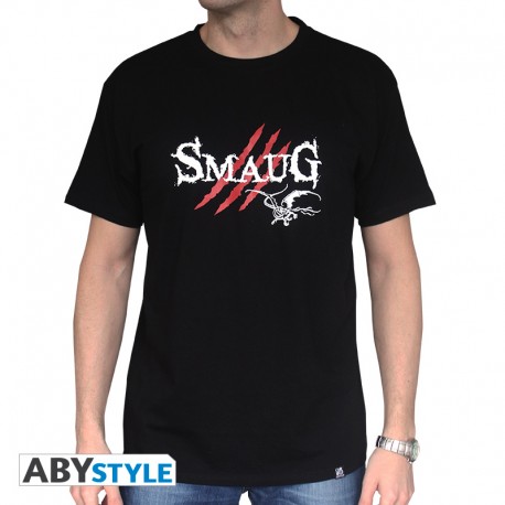 THE HOBBIT - Tshirt "Smaug" homme MC black - basic *