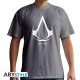 T-shirt assassin's creed Logo homme MC grey 