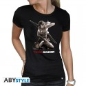 T-Shirt TOMB RAIDER Lara A Genoux Femme 