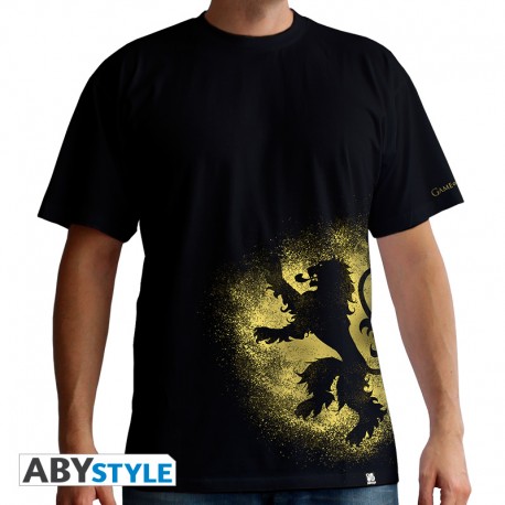t-shirt game of thrones : Lannister Spray homme mc black