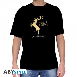 t-shirt game of thrones :Baratheon homme MC black