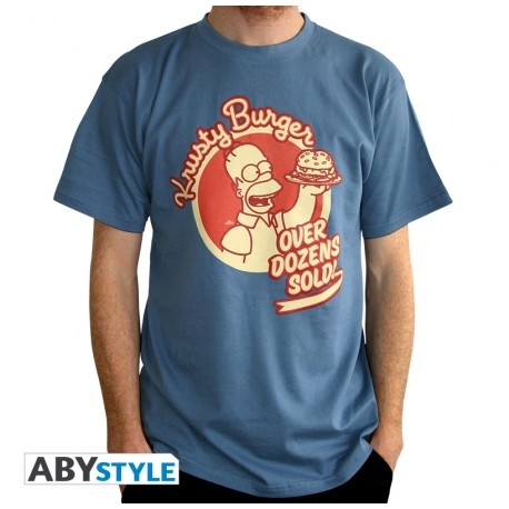 T-Shirt SIMPSON Homer Burger Homme 