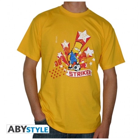 T-Shirt SIMPSON Bart TV Donuts Homme