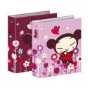 classeur pucca romance a4 rose